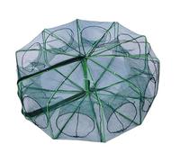 Generico Fish Trap, Folding Crab Cage, Escape-Proof Fishing Net, Portable Design for Lake, Shrimping, Camping, Kayak, Beach, Pond, Freshwater, Rivers, Lakes, 6, 8, & 10 Holes