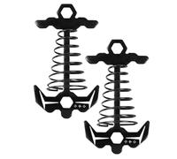 Genérico Fishbone Deck Anchors - Alluminio Alloy 84 mm Tool, Windproof Canopy Fixed Buckle Clamps, Camping Boardwalk Rope Stabilizers, Outdoor Hiking Fasteners For Boating Picnic Men Women Life