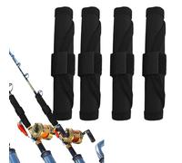 Genérico Fishing Bait Wraps - 5,91 x 5,91 Inches, 4 x Bait Storage Hook Protector | Protective Baits Hooks Covers, Safe Easily See Lures Fishing Hook Covers For Women, Outdoor