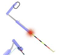 Generico Fishing Bite Alarm Light - Intelligent LED Rod Tip Indicator with Color-Changing Mode | Waterproof Sea And Lake Fishing Equipment for Surf, Raft, And Sea Rods | Smart Night Fishings Tackle