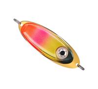 Generico Fishing Light Flasher, Waterproof LED Spoon, Drop Lamp with Eye Design, LED Flasher with High Visibility, Angling Gear, for Crappie Flounder Shrimping Gigging Kayaking Night Dock