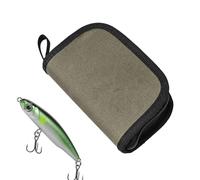Generico Fishing Lure Bags, Fly Lure Storage Case, Compact Tackle Binder, Portable Fishing Gear Wallet, Freshwater and Saltwater Organizer for Hooks, Baits, Accessories