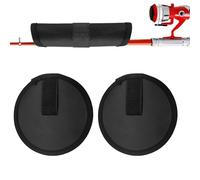 Generico Fishing Lure Covers for Rod, 2X Fish Hook Cover, Hooks Keeper for Freshwater Saltwater, Bait Gloves, Lures Guard for Rod, (Durable, Protective)