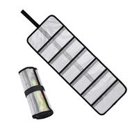 Generico Fishing Lure Wrap - Roll Up Fishing Bait Protective Covers | Multi-Pocket Design Tackle Protector | PVC Roll Up Fishings Bait Protective Wrap For Men Dad Mom Golfers Athletes Youth