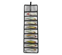 Generico Fishing Lure Wraps - 10 Pocket Roll Up Waterproof Protective | Tear Proof Soft Bait Roll Up Bag For Saltwater For Outdoor Saltwater Kayak Boat Shore Surf Bank Lake River