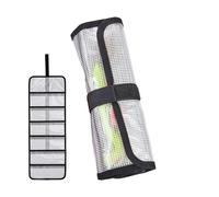 Generico Fishing Lure Wraps, PVC Roll Up Covers, Bait Protection Sleeves, Waterproof Coating, Hook-Safe Design, Compact Storage, Prevents Tangles, Easy Transport, for Travel Use, 25.2x9.06 inches