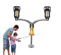 Genérico Fishing Reel Handle - Baitcasting Double Crank | Aluminum Alloy Replacement Grip For 1000-4000 Series, Weather-Resistant Accessory, Durable Gear Anglers, Smooth Control