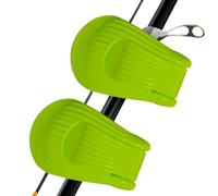 Genérico Fishing Rod Clips For Ground, Multifunctional Rod Clips For Fishing Poles, Adjustable Two Lock Mode Pole Accessories, Anti-Slip Foam Clamp For Boat Wall Garage Pier Shore Lake