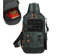 Generico Fishing Tackle Bag, Waterproof Lure Bag, 7.87 X 3.94 X 11.81 Inches Travel Backpack, Fish Storage Wraps for Shore, Professional Travel, Surf, Bass, Camping, Catfish