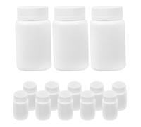 Generico Flaconi per Pillole in Plastica Hdpe Bianca con Tappo a Vite Sigillante, Set da 20 Pezzi da 100 Ml per Conservazione Farmaci, Viaggi e Uso Domestico, Contenitore Compatto
