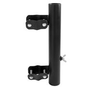 Generico Flag Pole Mount, Heavy Duty Steel Bracket, Rust-Resistant Bumper Clamp, Removable Flag Holder, Ideal for Parades, Camping, Boating, Dock, And Beach Use, 12.01 X 1.77 Inches