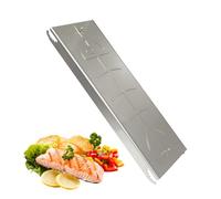 Generico Flame Salmon Holder - Portable Stainless Steel Flat Grill Rack, Secure Grilling Board | BBQ Accessory for Salmon, Fishing, Lawn, Yard, Picnic, Camping, Fire Pit, Parties, Outdoor Barbecue