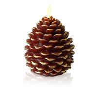 Generico Flameless - A Batteria, Candelatura A Cono Di Pino Da Pino Da Asciugatura, Decorazione Per Le Vacanze Invernali Per La Scrivania Della Camera Da Letto Da Letto Per Il Soggiorn