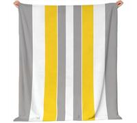 Generico Flanella Calda 220 x 240 cm, Multicolore Coperte Accogliente Per Autunno Inverno - Semplici blocchi di colore Per Letto Sedia E Divano Letto Decorazione Casa