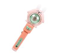 Generico Flashing Glowing Musical Toy Wand - Children's with Frog Rabbit Soft Ears, Rotating LED Light Up Party Toy, Gift