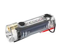 Generico Flashlight Keychain - Portable Bright Rechargeable Torch | 6.5x1.5cm Pc Mini Light with Key Chain, Compact Outdoor Accessory for Walking Camping Night Work Home Running Survival