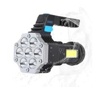 Generico Flashlight Rechargeable, 4 Modes Super Bright Torch, 7 LED USB Rechargeable Outdoor Flashlight, Camping Torch for Hiking Power Outage Beach Picnic Fishing