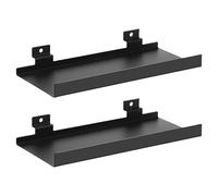 Generico flat Display Shelves, Heavy-Duty Slat wall Shelves, 25 x 11 cm Metal Panel Accessories, Smooth Design, Sturdy Space-Saving Structure for Bedroom, Store Boutique Kitchen