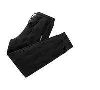 Generico Fleece Thermal Pants Unisex, Warm Fleece-Lined Winter Pants, Waterproof Windproof,Three-Layer Thickened (Black with Cuff,4XL)