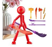 Generico Flexible Action Figure, Poseable Model Toy Set, 6 Inch Figure with Jointed Design, Durable Collectible, Display Toy with Modern Style, Desktop Ornament for Home Office Indoor Use