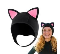 Generico Flexible Diving Hood, Thermal Neoprene Swim Hat, 18.5 inch Adjustable Cat Ears Feature with Comfortable Fit, Water Sports Hood for Surfing, Sailing And Swimming, Wetsuit Accessory for Women