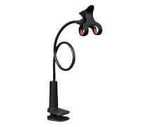 Generico Flexible Gooseneck Phone Holder - Lazy Bed Mount Bracket | 73cm ABS+Aluminum Long Arm, 183g Cell Phone Clip Clamp Stand for Desk Sofa Bedroom Laying Down Travel Dorm Apartment Office