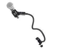 Generico Flexible Mic Stand, Adjustable Gooseneck Desktop Mic Holder, 360° Rotating Microphone Arm Clamp, Mild Steel Made Desk Mount Stand for Podcasting, Streaming, Recording