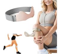 Generico Flexwrap Knee Strap, Flex Wrap Silicone Patellar Tendon Support Strap, Flex Wrap Essentials, Adjustable Flexwrap Knee Brace, for Knee Pain Knee Brace Running Basketball Hiking (Pink*1)