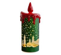 Generico Flickering LED Taper Candles - 3D Realistic Flame Effect Candles, Battery Powered Taper Lights, Electric Candle Sticks Set | Warm Glow Accent For Wedding Table Home Celebration Settings