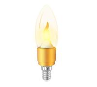 Generico Flickering Light Bulbs Outdoor Decor | Flame Light Bulbs,E12 E14 Base LED Ambient Lighting - for Christmas Party Indoor Outdoor Porch Patio Bedroom Living Room Office Ceiling