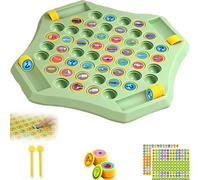 Generico Flip Match Board Game, Flip Match Board Game for Kids, Fruit & Animal Matching, Memoria educativa Fai da te, divertimento interattivo per la famiglia e la scuola materna (car)