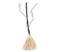 Generico Floating Broom Halloween, 450g Spooky Floating Animated Witch Brooms, Halloween Decorations with Sound Lights for Home Decor Outdoor Holidays Front Door Yard Porch Garden Haunted House Use