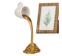 Generico Floating Coffee Cup - 6x16.5cm Resin Pouring Coffee Mug Sculpture | Funny Coffees Splash Table Decoration | Home, Office, Studio, Cafe Ornament | Unïquè Gift for Coffees Lovers