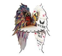 Genérico Floating Corner Shelf For Wall - Corner Wall Shelf For Plants | Angle Wings Plant Display Rack Book Organizer Holder,Home Organization Wall Shelf Decoration For Bedroom, Kitchen, Bathroom