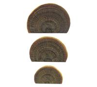 Generico Floating Mushroom Wall Shelf - 15cm 3pcs Resin Storage Stand, Decorative Mount | Cute Shelves for Room Corner Display Movable Figures Hairpin Accessories Home Decoration Craft