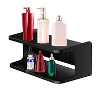 Generico Floating Nightstand | 2 Tiers Floating Wall Bedside Shelf Space Saver | Bathroom Dorm Organizer Bedside Wall Storage Floatings Shelf For Phone, Remote, Earphone