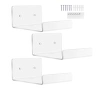 Generico Floating Shelve - Makeup Shelves for Walls, Living Room Floating Corner Shelves, Organizing Storage Rack, Contemporary Mount with Invisible Bracket Feature, Interior Styling Solution