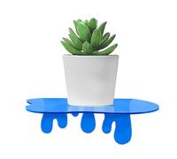 Generico Floating Wall Shelf, Acrylic Display Shelf Organizer, Bathroom Storage, High-Transparency Aesthetic Shelving, for Books, Plants, Photo Frame, Perfume, 18x10.4x11.5cm