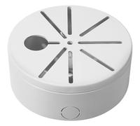 Generico Flood Light Junction Box in alluminio bianco, di giunzione rotonda per telecamera, protezione cavi, installazione semplice Stili multipli