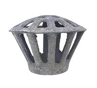 Generico Floor Drain Cover, Cast Iron Atrium Drain Grate, Round Gutter Draiin Cover Heavy Duty Rust Resistant Drainage Grating Filter Outdoor Fittings for Garden Yard Patio Balcony Backyard Basement