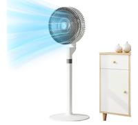 Generico Floor Fan - 3-Speed Standing Fan USB Plug with Anti-Tip Base