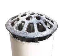 Generico Floor Gutter Drain Cover,Cast Iron Round Atrium Grating Filter Fittings,Drainage Grate Covers | for Garden Yard Patio Balcony Backyard Basement Lawn Rooftops