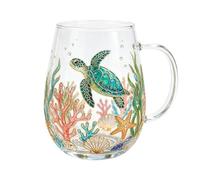 Generico Floral Coffee Mugs - Floral Boho Glass Tea Cup For Iced Coffee