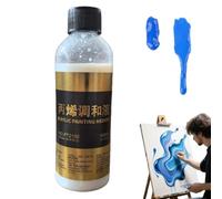Generico Flow Aid for Acrylic Paint - 100ml Acrylic Fluid Medium | Fluid Blending Additive for Palette Preparation Tool Students Teachers Artists Models Crafts Projects