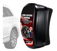 Generico Flow Tire Shine Applicator, Rubber Blackening Wax Finish, 130ML Deep Coat Applicator Set, Liquid Formula Brush Cleaning System, Wheel Enhancement Style, Automotive Truck SUV Road Use