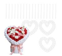 Generico flower arrangement holder | Heart Shaped DIY Universal Flexible | Flower Arranging Grid Holder Tool | for Vase Home Decor Wedding Party Holiday