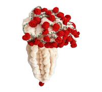 Generico Flower Blanket Bouquet | Cute Romantic Rose Crochet Knitted Flower