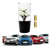 Generico Flower Gear Shift Knob - 4x4x10cm/1.57x1.57x3.94 Inches Stick Head With Rose | Gears Lever Shifter Grip Knobs For Car, Shiftt, Stickk Handle, Manual Auto Transmission Universal Fit
