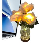 Generico Flower Lamps - Color Changing Led Rose Lamp, Romantic Dinner Decor Night Light, Soft Glow Led Floral Accent, Mood Lighting for Bedside, Nursery, Living Room, Birthday, Party