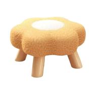Genérico Flower Ottoman Stool - Footrest Flower Shape Stool, Multipurpose Pouffe Round Table, For Indoor Dorm Bedroom | Living Room Nursery College Playroom Entryway Divano Under Desk Apartment